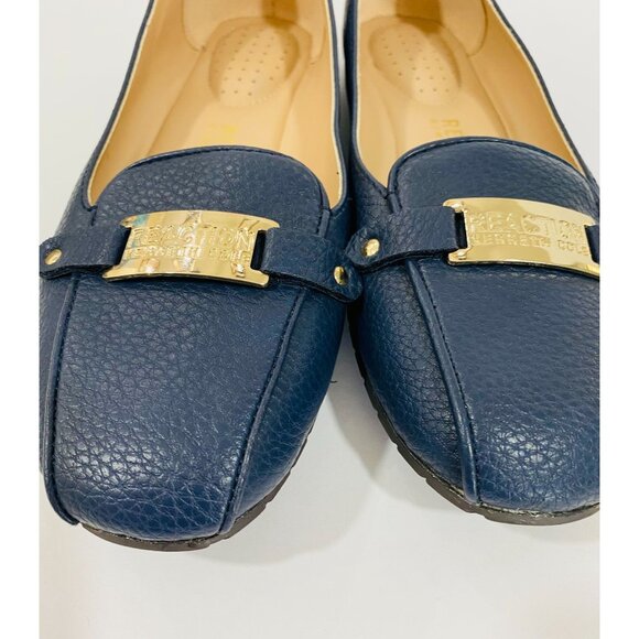 Kenneth Cole Reaction Flash Time  Navy Leather Flat - Women's Size , - Picture 3 of 8